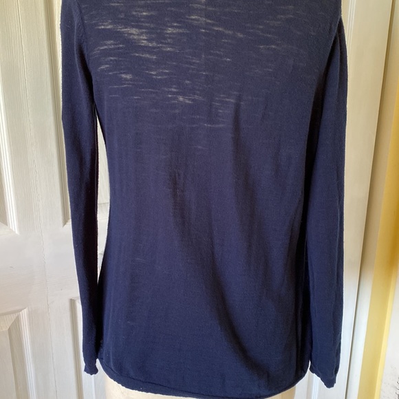 Banana Republic Shawl Collar slub cotton cardigan size M - Picture 5 of 6